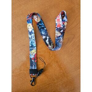 Best Classic Japan anime Full Metal Alchemist Brotherhood Lanyard & Metal Clip A